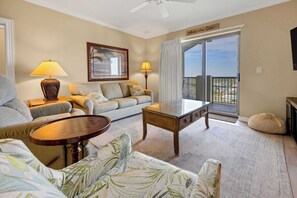 TV, offices - New 20th Floor 3BR Luxury Royal Palms, Ocean Views (Myrtle Beach)