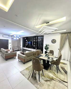 Comfort Apartment, Balcony, City View | Interior - The Jhash Serviced Apartment (Abuja)