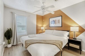 Desk, iron/ironing board, free WiFi, bed sheets