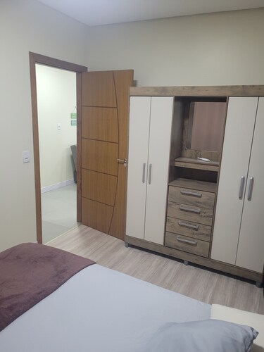 Furnished one-bedroom apartment in Balneário Gaivota, right in the center.