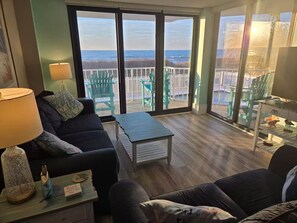 Smart TV, DVD player, books - Direct Oceanfront Condo with Pool and Beach Views (North Myrtle Beach)