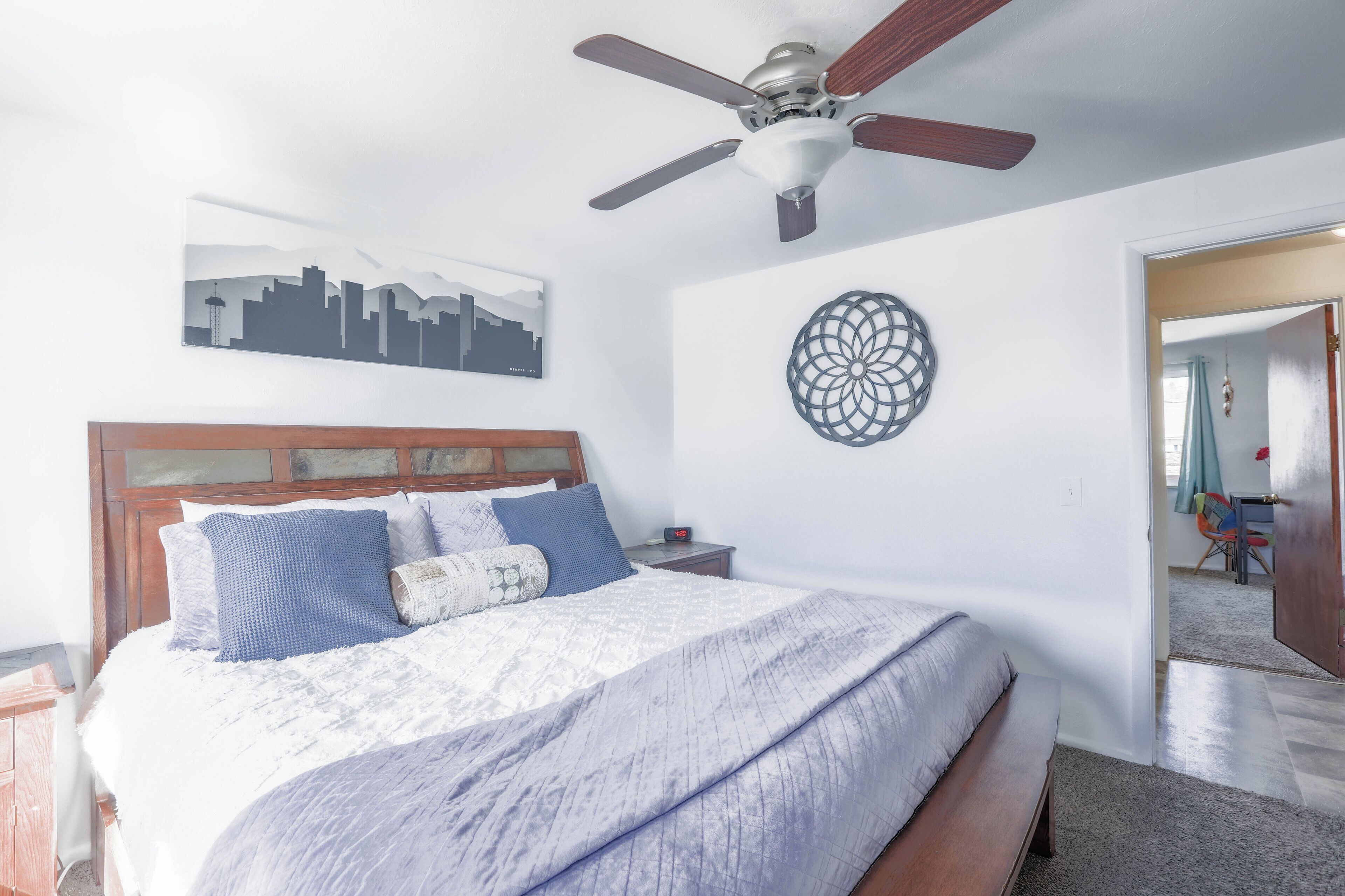 2 bedrooms, iron/ironing board, travel cot, free WiFi