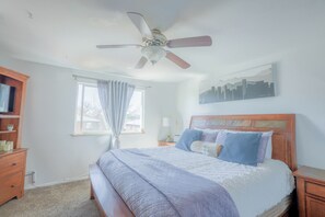 2 chambres, fer et planche à repasser, Wi-Fi gratuit, draps fournis