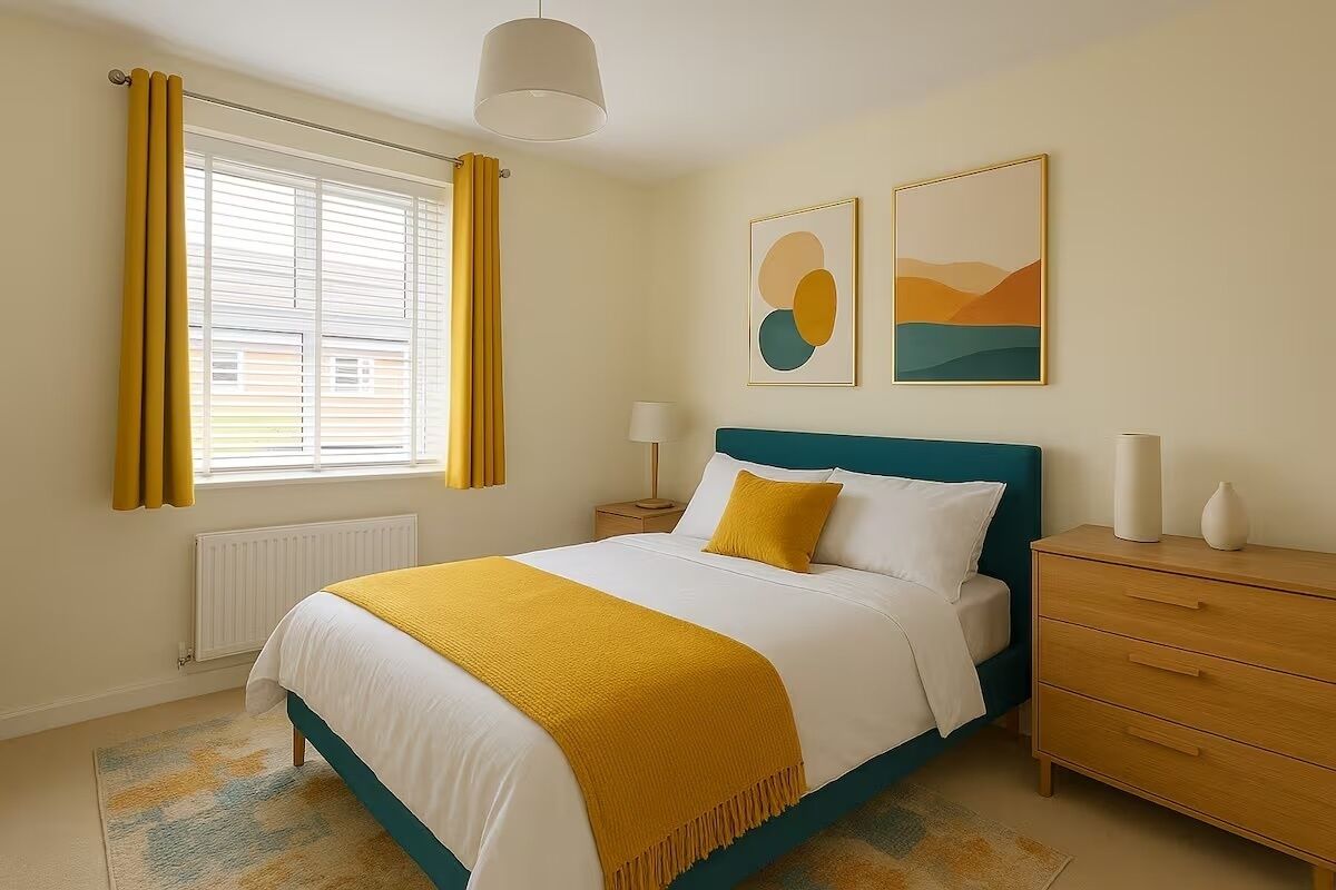 Iron/ironing board, bed sheets