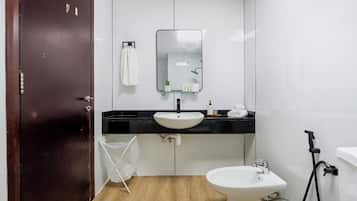 Gratis toalettartiklar, hÄrtork, handdukar och tvÄl