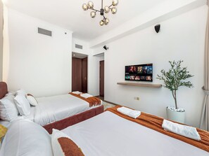 Apartment, Courtyard View | Desk, laptop workspace, iron/ironing board, free WiFi - Urban Dubai Marina Stay Near Yacht (Madinat Zayed)