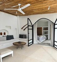 Comfort Villa, Patio, Pool View | Premium bedding, in-room safe, individually decorated