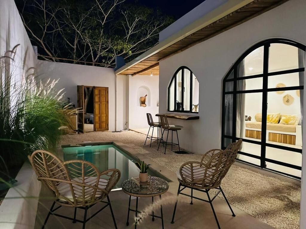 Villa – deluxe, terrasse, bakgårdsutsikt | Terrasse/patio