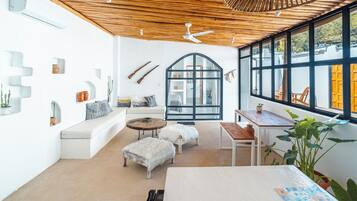 Comfort Villa, Patio, Pool View | Living area | Smart TV