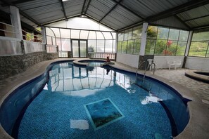 Comfort Quadruple Room, Patio, Valley View | Pool | Indoor pool - Hosteria Agoyan Spa (Baños de Agua Santa)