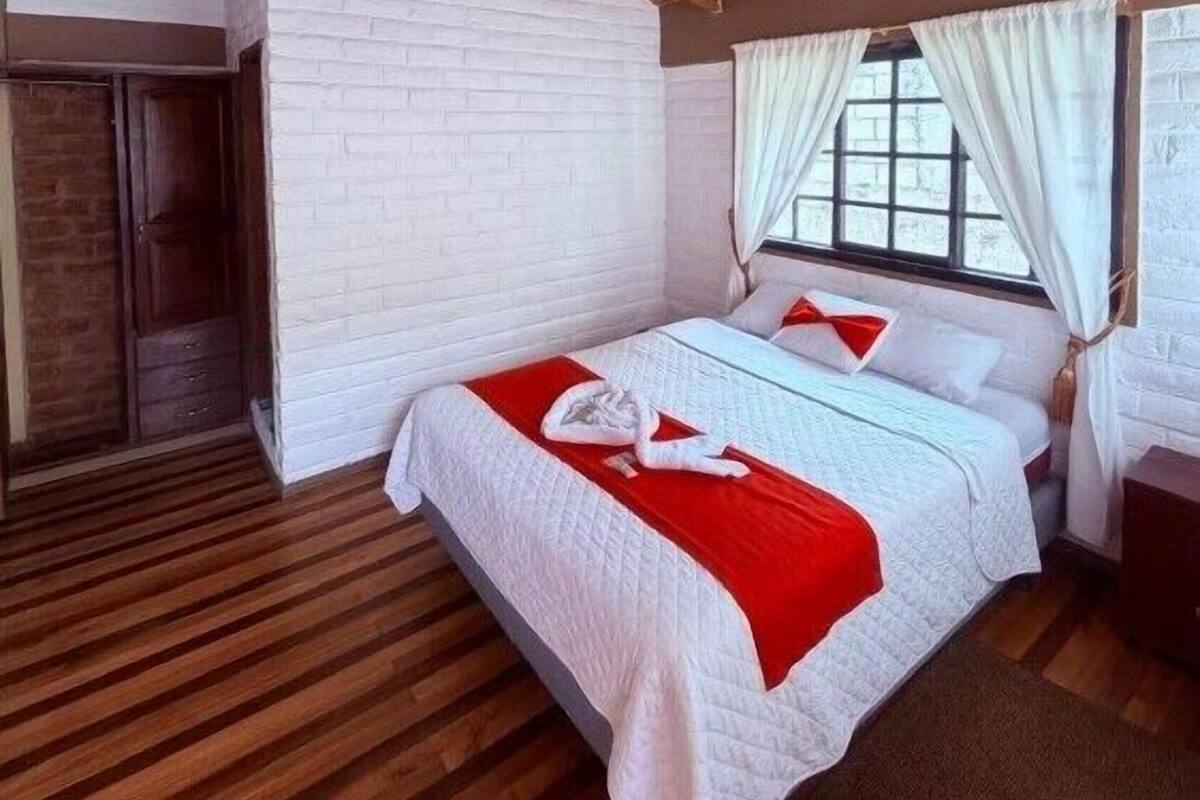 Comfort-Doppelzimmer, Terrasse, Talblick | Blick auf die Berge