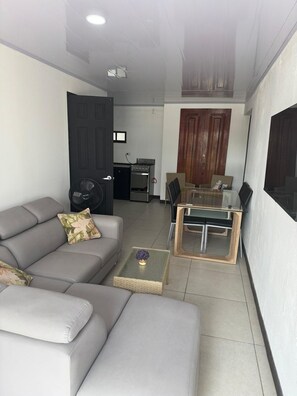 Living area - Perfect 2-bedroom apartment with AC ,Close to the airport and the coast (Guanacaste Province)