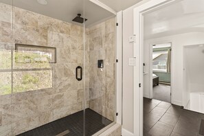 Shower, towels