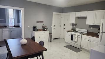 Microwave, oven, stovetop