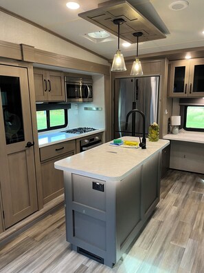 Microwave, oven, stovetop