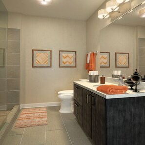 Hair dryer, towels, toilet paper - Charming Nash (Nashville)