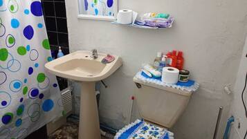 Towels, soap, toilet paper