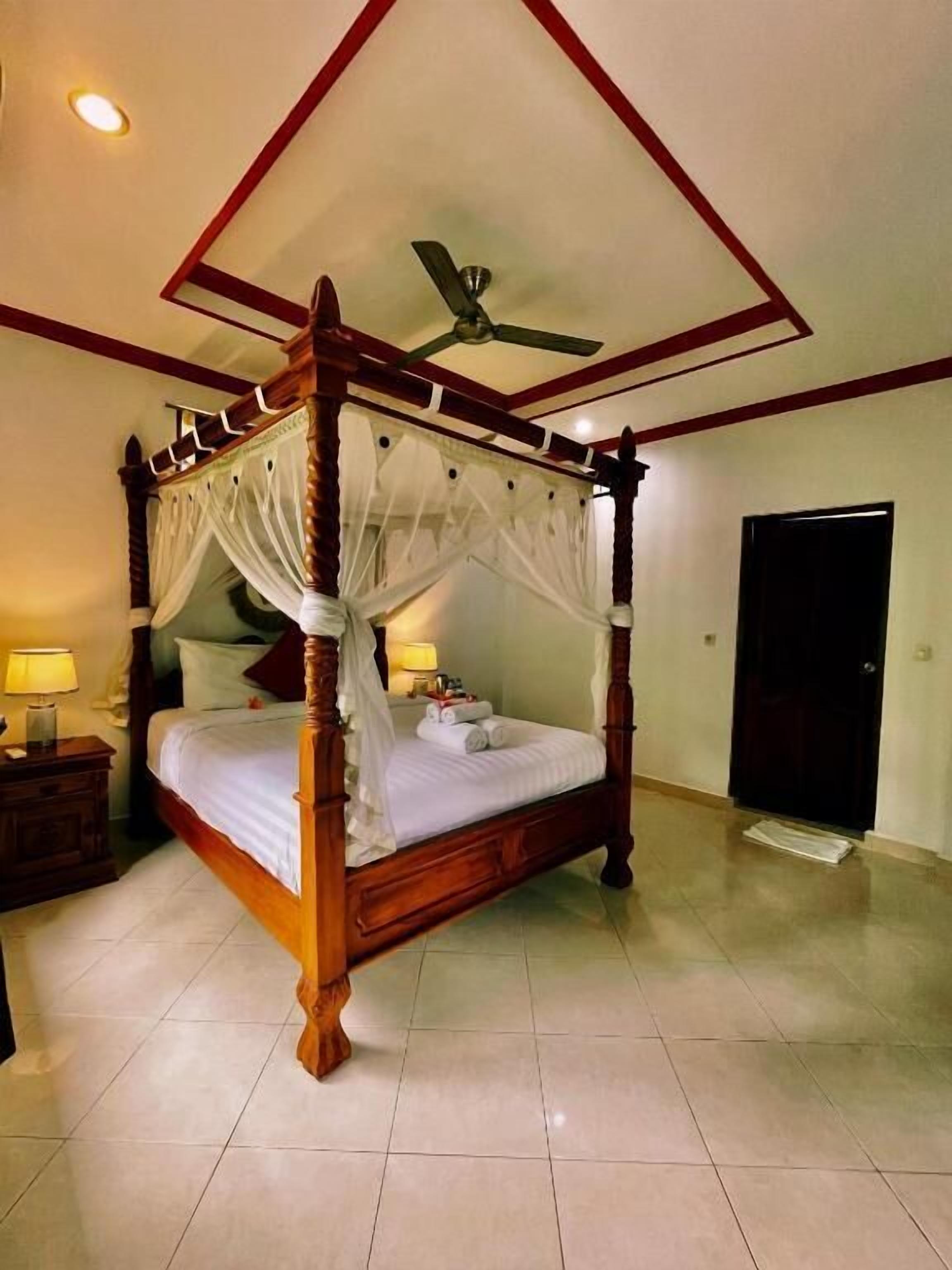 Deluxe Double Room, Balcony, Pool View | Blackout curtains, free WiFi