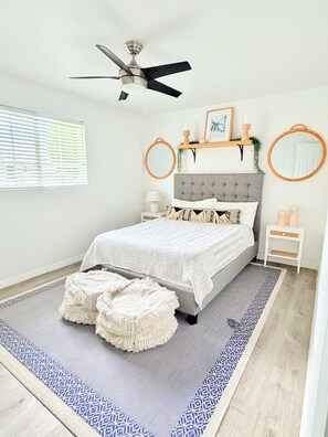 3 bedrooms, iron/ironing board, WiFi, bed sheets