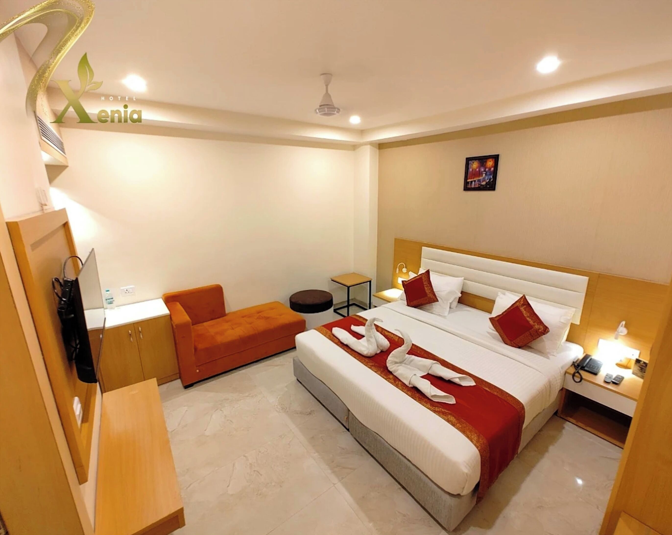 Premium-Doppelzimmer, Klimaanlage | Allergikerbettwaren, Schreibtisch, schallisolierte Zimmer