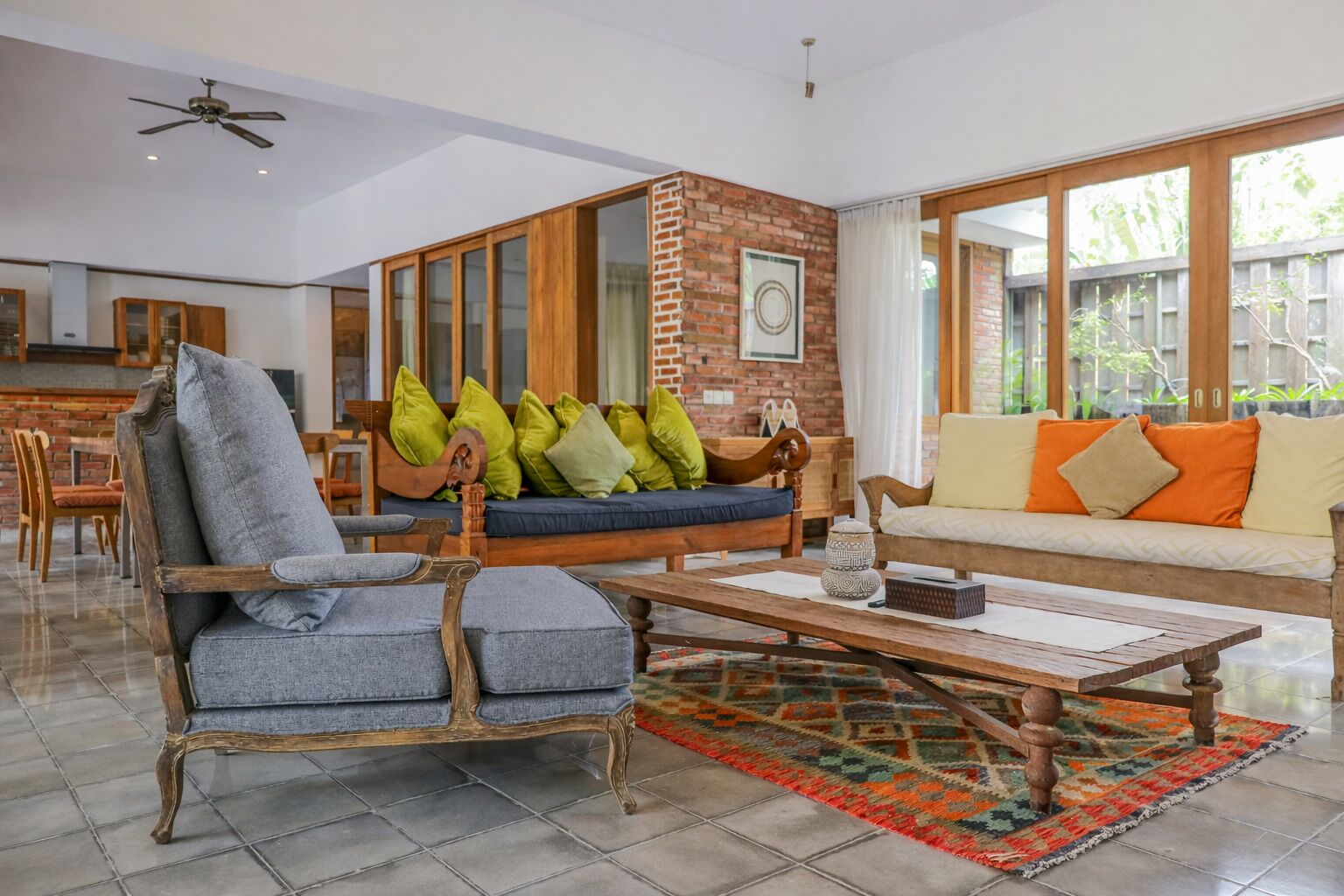 42-inch Smart TV with cable channels