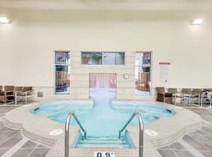 Indoor pool, a heated pool