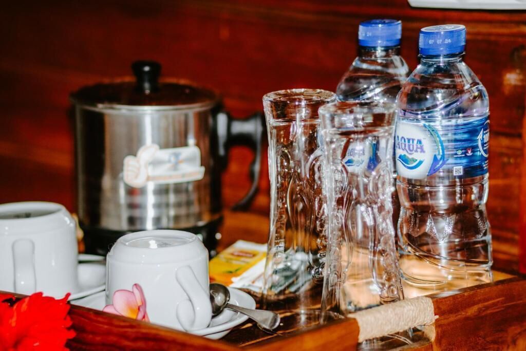 Chambre Double, vue jardin | Repas et boissons