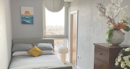 Modern apartment with fantastic views over the city