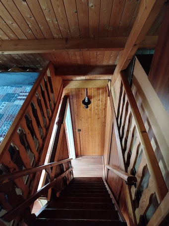 Interior. Charming Tyrolean cottage with private pool and mountain views nearby
