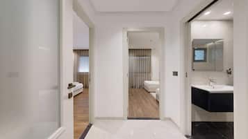 Appartement Deluxe | Salle de bain | Serviettes fournies