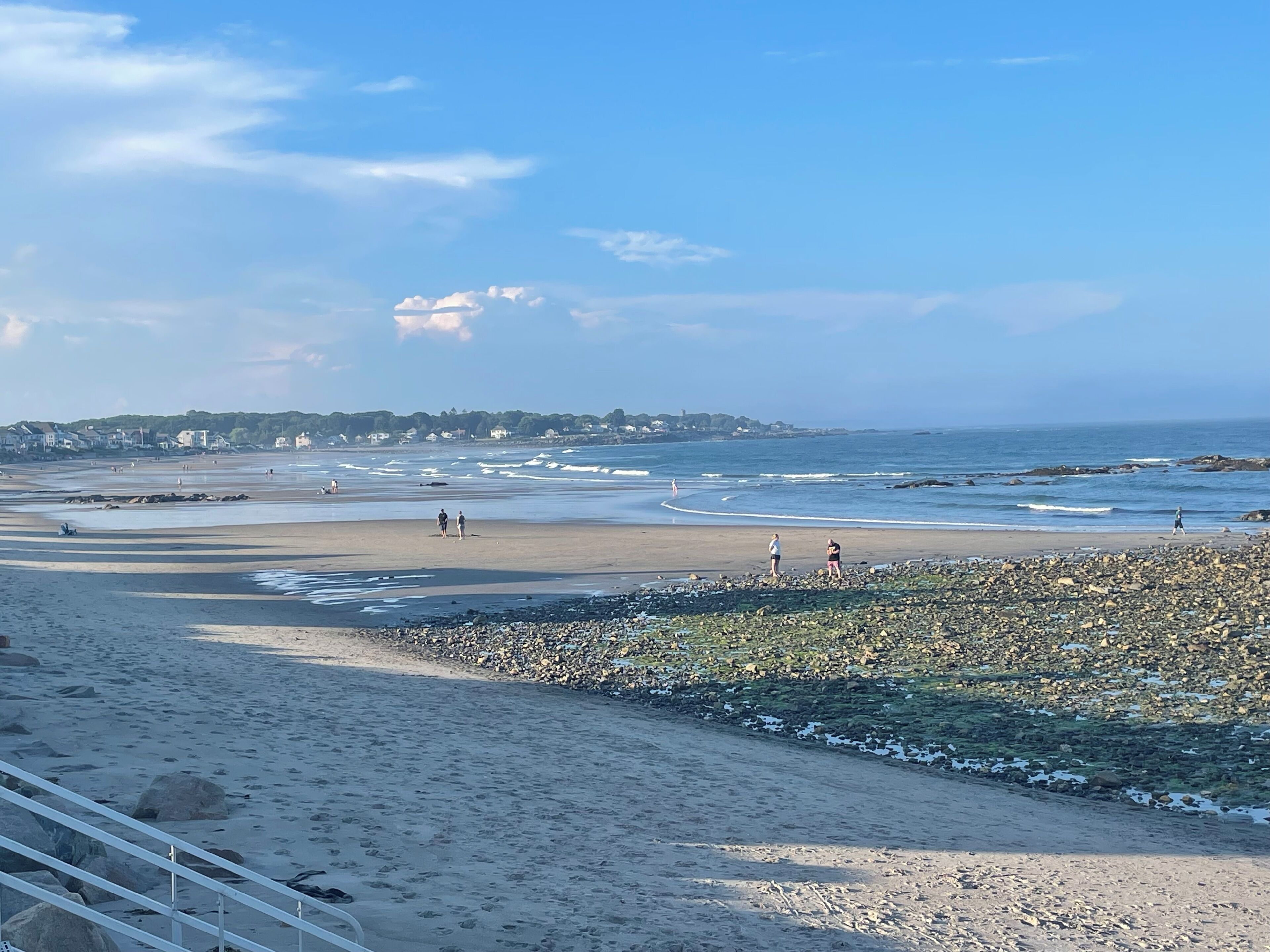 Vlak bij het strand