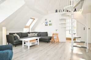Interior - Coastal dream: Cozy maisonette apartment with use of swimming pool (Büsum)