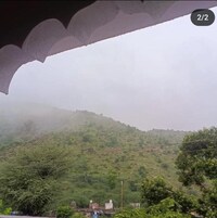 Habitación Deluxe doble, balcón, vistas a la montaña | Vistas desde el alojamiento