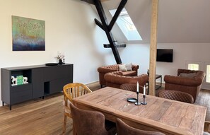 Interior - Vacation apartment Heuboden Gut Osterhausen Butjadingen - Relaxation in nature (Butjadingen)