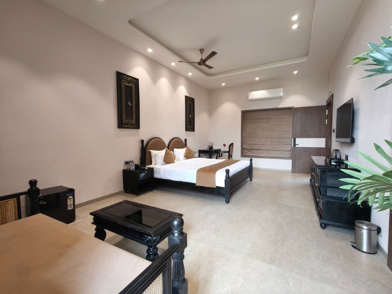 Executive tweepersoonskamer, balkon, uitzicht op tuin