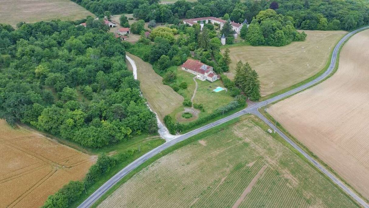 Tinteillac aerial view