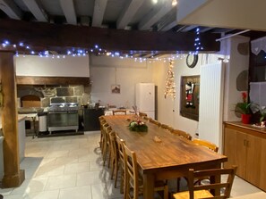 Dining - Large House with Indoor Heated Pool (Montchevrier)