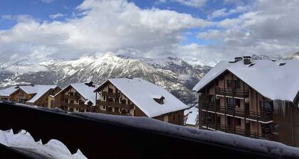 Appartement pieds des pistes, Wifi inclus, sauna, 5 couchages