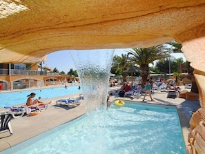 Pool - Spacious mobile home with terrace, ideal for 8 people (Vias)