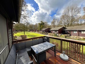 House | Balcony - Cozy Chalet for 6 People (Rendeux)