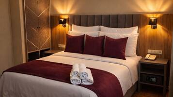 Premium bedding, down duvets, in-room safe, blackout curtains