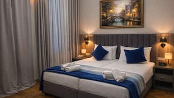 In-room safe, blackout curtains, iron/ironing board, free WiFi