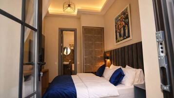 In-room safe, blackout curtains, iron/ironing board, free WiFi