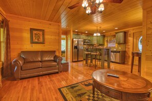 Interior - Downtown Cabin|Private Pool|Hot Tub|Game Room (PIGEON FORGE)