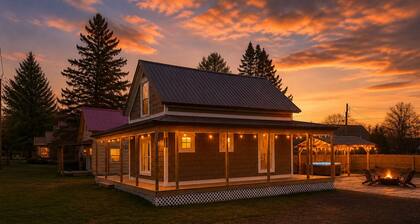 Welcome to your Up North escape in downtown Arcadia. Newly remodeled with a hot tub and fire pit, just a short walk to Lake Michigan. Enjoy Arcadia Days, July 4th fireworks, golf, Crystal Mountain, and day trips to Sleeping Bear Sand Dunes.