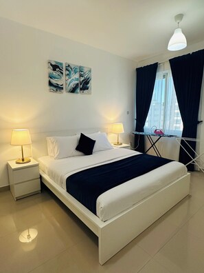 1 bedroom, iron/ironing board, WiFi, bed sheets