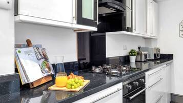 Microwave, oven, stovetop, toaster