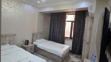 Laptop workspace, free WiFi