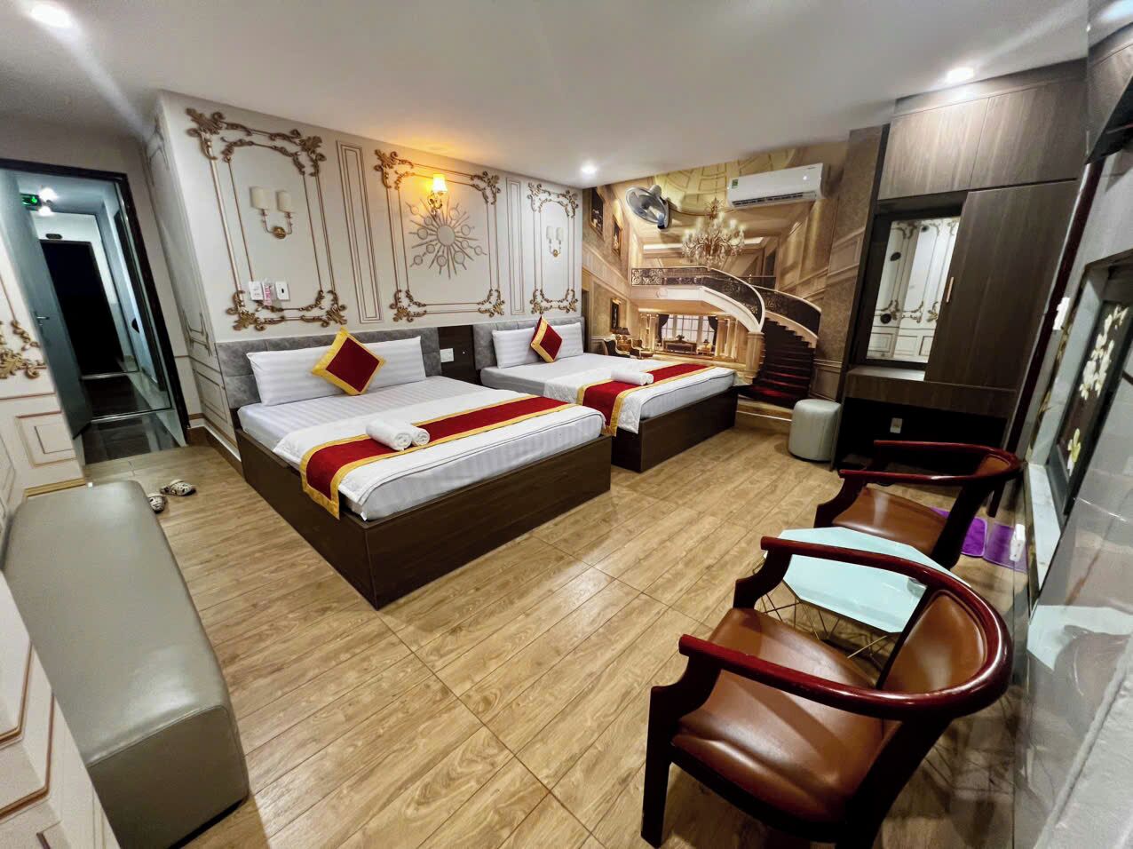 Phòng dành cho gia đình | Bàn, truy cập Internet không dây miễn phí 