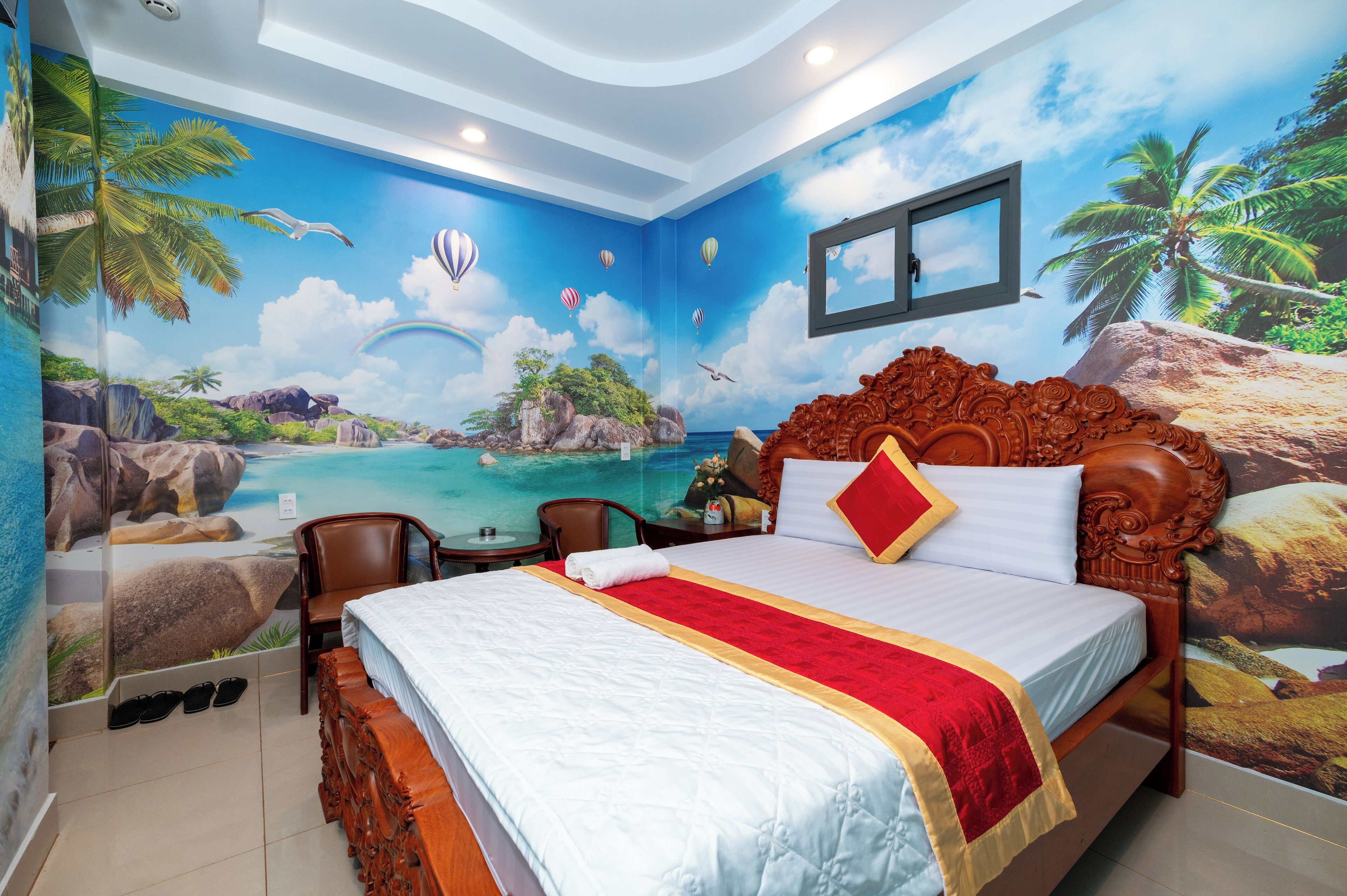 Chambre de base double | Bureau, accès au Wi-Fi (inclus)